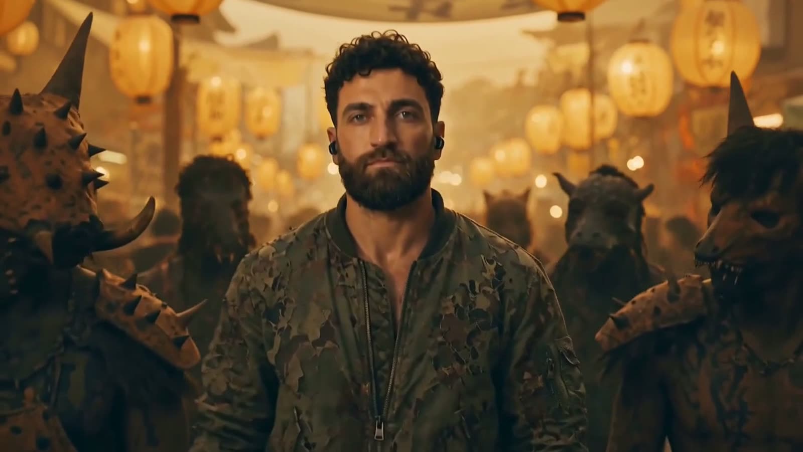 Face Masks Off: a still from the music video